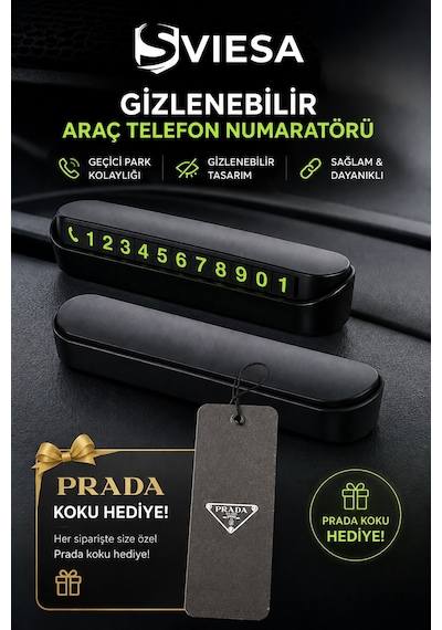 Araç Numaratör Fosforlu 1 Adet