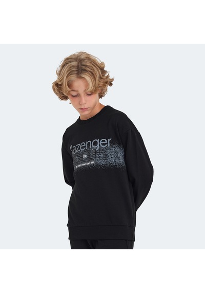 Slazenger LAST Çocuk  Siyah Sweatshirt