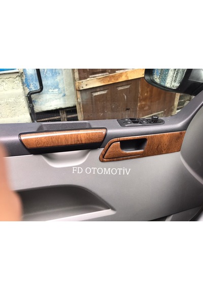 Volkswagen Transporter T6 ( Özel Renk Fındık Ağacı Set ) Torpido Konsol Maun Kaplama