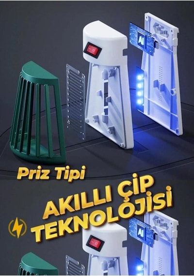 Sivrisinek Karasinek Öldürücü Priz Tipi Uv Işıklı Şoklu Lamba