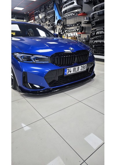 Bmw G20 Lci Ön Tampon Lipi Plastik Parlak Siyah 3 Prç 2020+