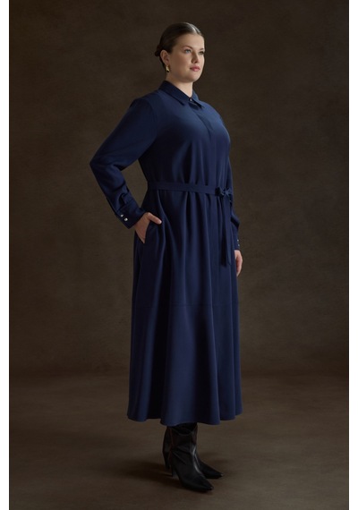 Aker Lacivert Elbise Navy Navy