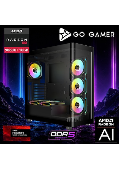 Go Gamer E595DP i7-13700F 32 GB 2 TB SSD RX9060XT 16 GB 27" Free Dos Oem Paket Masaüstü Oyuncu Bilgisayarı