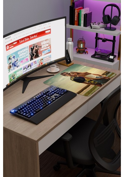 Outer Banks V2 48x40 Xl Gaming Kauçuk Kaymaz Taban Mouse Pad Fare Altlığı