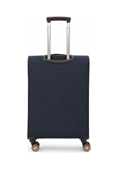 Fossil Unisex Kumaş Orta Boy Ultra Hafif Şifreli Körüklü Kendi Etrafında Dönebilen Valiz 010-02 Lacivert