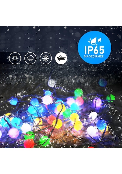 Upway Bluetooth 10 Metre Rgb Renk Değiştiren Akıllı Küre Dizili I