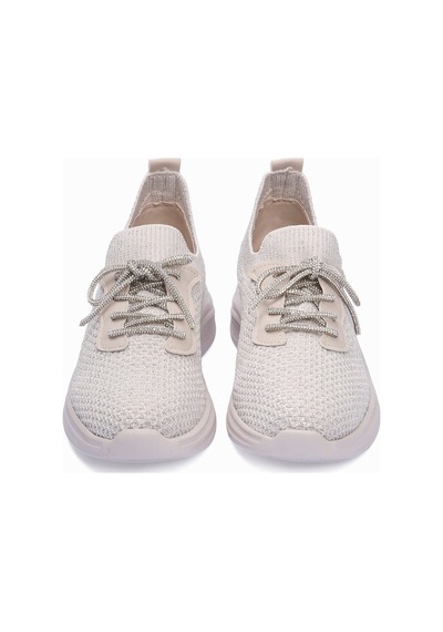 Kadın Triko Sneaker Sim Detaylı Hafif Konfor Taban Taş Bağcıklı Günlük Spor Ayakkabı Melia Bej Bej Kadın Triko Sneaker Sim Detaylı Hafif Konfor Taban Taş Bağcıklı Günlük Spor Ayakkabı Melia Bej Bej