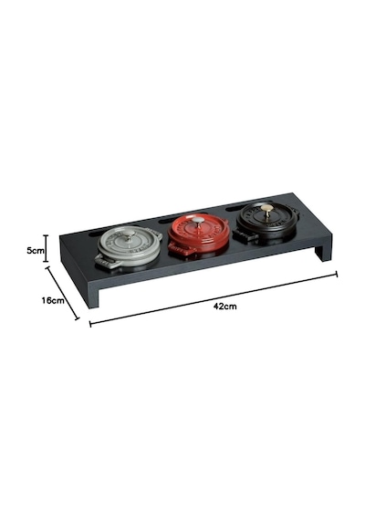 Staub Mini Stand, Ahşap, Siyah Diğer
