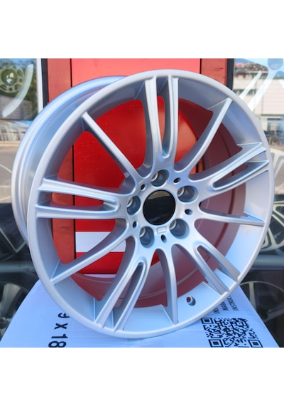 5x120 18 İnç Bmw Stayle 193 Jant Modeli Ön:8-et:30/arka:9-et:32 Ölçüsünde Silver Renk Jant Bir Takım 4 Adet