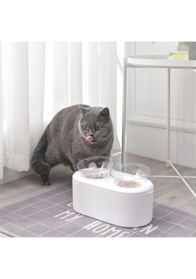 Mikopet Gizli Bölmeli Kedi Mama Kabı Çok Renkli