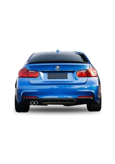 Bmw 3 Sweisi F30 2012-2018 M Difüzör Sol Tek Çıkış Piano Black
