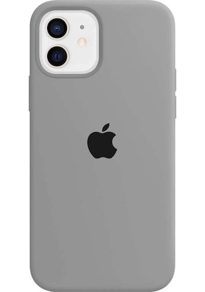 Apple  Uyumlu  iPhone 12 Logolu İçi Kadife Silikon Lansman Kılıf 10 Renk