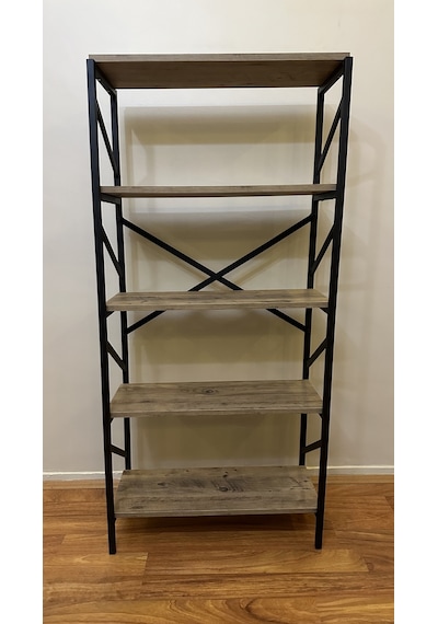 Modern Style Home Metal Kitaplık 5 Raflı Çok Amaçlı Dosya Kitap Rafı Ofis Salon Raf 150 Cm Ceviz Kahverengi Modernk04 Modern Style Home Metal Kitaplık 5 Raflı Çok Amaçlı Dosya Kitap Rafı Ofis Salon Raf 150 Cm Ceviz Kahverengi Modernk04