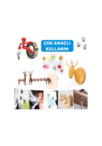 Ø8x1 Mm N35 Yuvarlak Neodyum Mıknatıs 50 Adet - Hobi Ve El İşi İçin Magneteksan