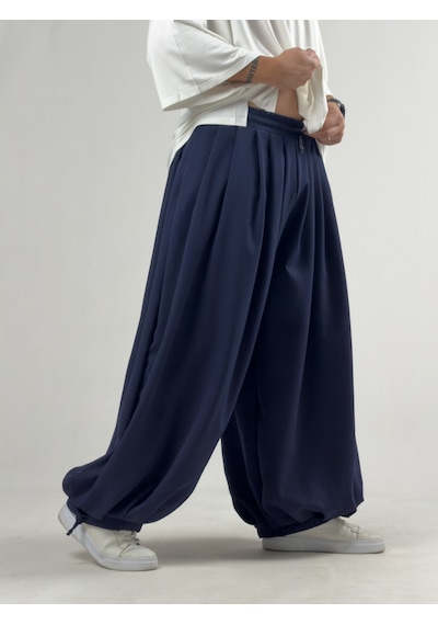 Cocopelli Süper Oversize Lacivert Erkek Jogger Pantolon Coc3232
