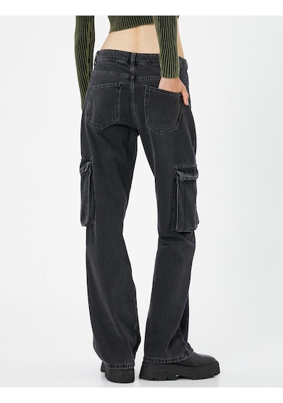 Koton Düz Paça Kargo Kot Pantolon Normal Bel Cepli Pamuklu - Nora Jean Siyah 4wal40011md 4WAL40011MDBLK Siyah Koton Düz Paça Kargo Kot Pantolon Normal Bel Cepli Pamuklu - Nora Jean Siyah 4wal40011md 4WAL40011MDBLK Siyah
