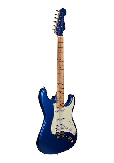 Dmx Guitars Deg100 Hss Tb Elektro Gitar Transparent Blue