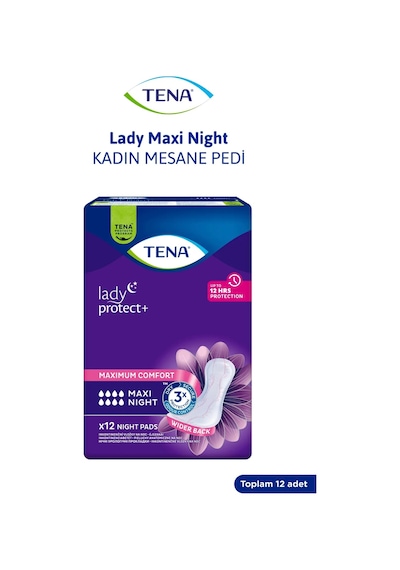 Tena Lady Protect Mesane Pedi Maxi Night Geceye Özel 144 Adet