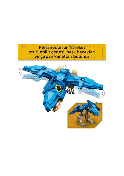 LEGO® Jurassic World Yavru Dinozor: Pteranodon 77977 - 7 Yaş ve Üzeri Çocuklar için Kalamar İçeren Oyuncak Yapım Seti (373 Parça)