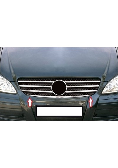 Ön Panjur Krom Aksesuar 7 Parça Vito W639 Van 2004 2014 Model İçin Uyumlu