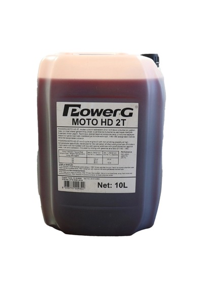 2t Motor Yağı 10 Lt Moto Hd Oil - Powerg