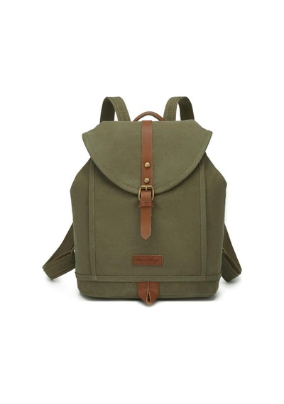 Smart Bags Kanvas Kadın Sırt Çantası Smk Kn-1335 Haki