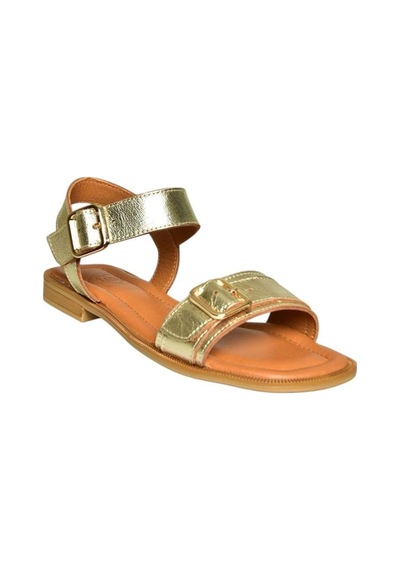 Fox Shoes U944834003 Altın Hakiki Deri Kadın Sandalet Altın-hakiki Deri