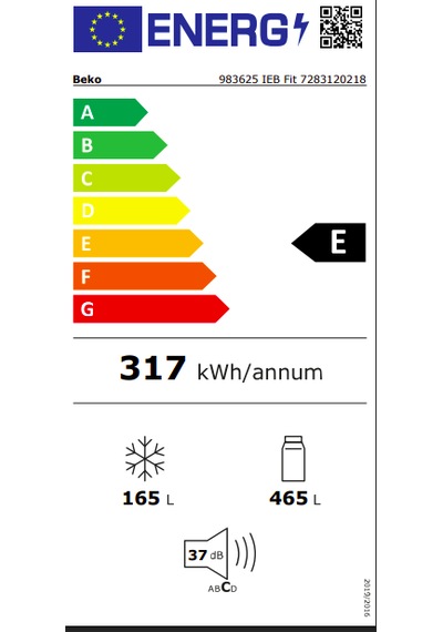 Beko 983625 IEB Fit 630 LT No-Frost Buzdolabı