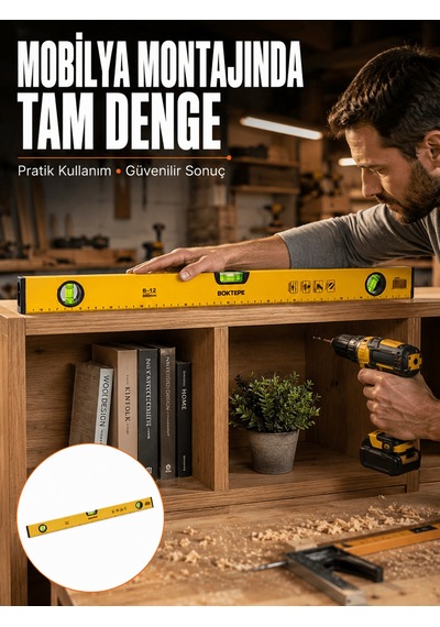 Profesyonel 600 Mm Su Terazisi Duvar Ve Montaj İşleri İçin Yeni N