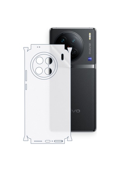 Vıvo X90 Pro Uyumlu Fullbody Arka Kaplama Hidrojel Koruyucu Film