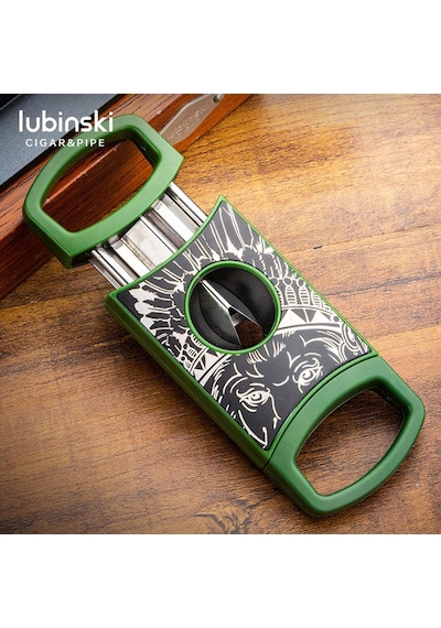 Lubinski Plastik Çift Yüzlü S-cut V-cut Puro Kesici Yeşil 60 Ring