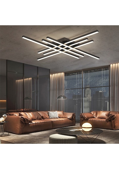 Antrasit 3 Işık Rengi 3 Led Tavan Lambası,avize,modern Aydınlatma,dekoratif Işık Antrasit