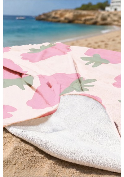 Meyve Temalı Ahududu Desenli Plaj Havlusu - Pembe Modern Havuz Deniz Hızlı Kuruyan Mikrofiber Havlu Yağmur Zambak Meyve Temalı Ahududu Desenli Plaj Havlusu - Pembe Modern Havuz Deniz Hızlı Kuruyan Mikrofiber Havlu Yağmur Zambak