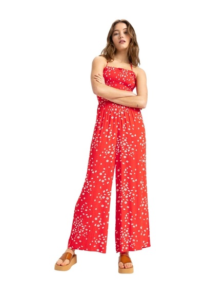 Roxy Roxy Palm Groves Jumper Kadın Kırmızı Tulum Rnn7 Kırmızı
