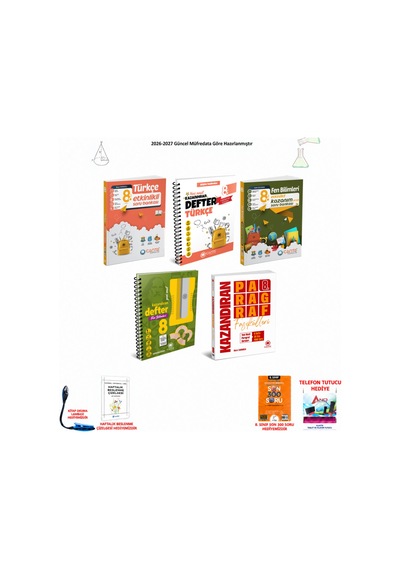 Çanta 8. Sınıf Lgs Tüm Dersler 192 5 Kitap Seti