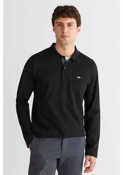 Gant Erkek Siyah Regular Fit Polo Yaka Polo-11408 SIYAH