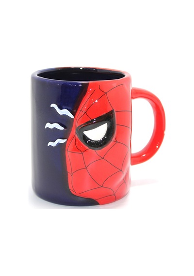 3d Spiderman Tasarımı Porselen Kupa Bardak Alk4495 Diğer