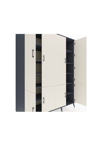 Kronos Gardrop 10 Raflı 8 Kapaklı 176x59x221 Antrasit-aytaşı/antrasit Aytaşı/antrasit Kronos Gardrop 10 Raflı 8 Kapaklı 176x59x221 Antrasit-aytaşı/antrasit Aytaşı/antrasit