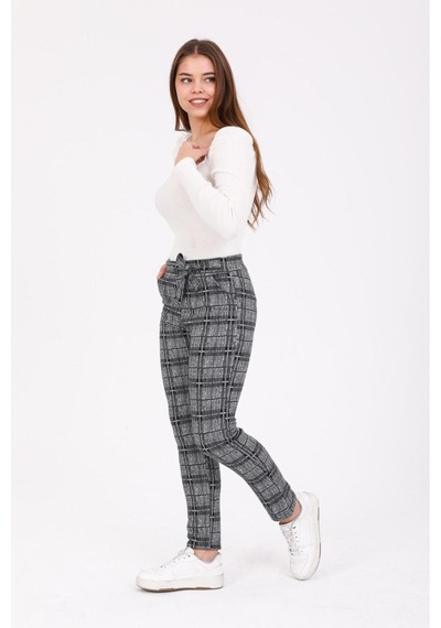 Sea Queen Kadın Büyük Beden Yüksek Bel Kuşaklı Desenli Kaşkorse Pantolon Gri Ekoseli - 691783498 Gri Ekoseli Sea Queen Kadın Büyük Beden Yüksek Bel Kuşaklı Desenli Kaşkorse Pantolon Gri Ekoseli - 691783498 Gri Ekoseli