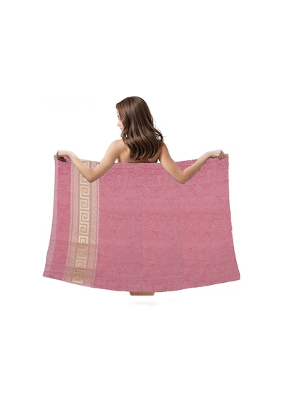 Mira Home %100 Pamuk Unisex Banyo Hamam Havlusu Myra 70x140 Cm Pembe