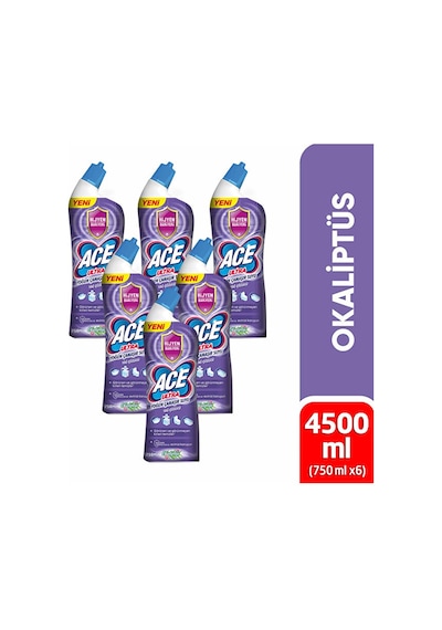 Ace Ultra Yoğun Kıvamlı Çamaşır Suyu Okaliptus 810g X6 Diğer