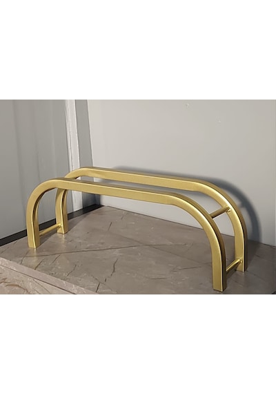 Sümbül Metal Terlik Standı - Gold Sarı