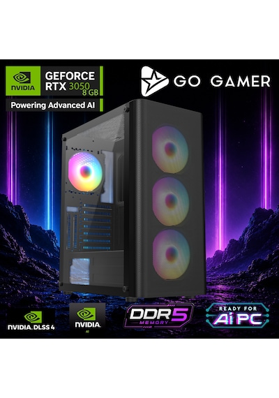 Go Gamer E580F İ7-13700F 32 GB 1 TB SSD RTX3050 8 GB Free Dos Oem Paket Masaüstü Oyuncu Bilgisayarı