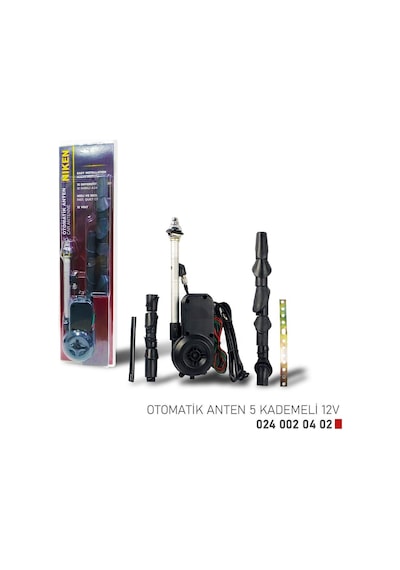 Otomatik Anten 5 Kademeli 12v Niken