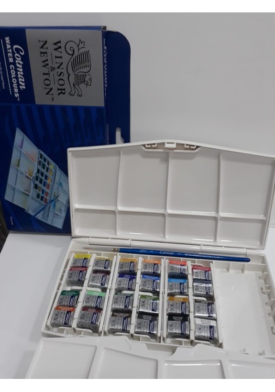 Winsor & Newton Taş Sulu Boya 24 Lü Renk
