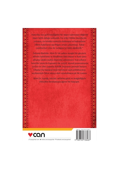 Altın Ev -  Salman Rushdie - Can Yayınları