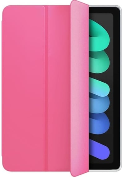 Microsonic Apple Uyumlu iPad Mini 6 2021 Smart Case Ve Arka Kılıf Pembe