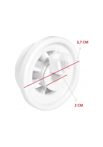 Hotpoint-ariston Bf71 Uyumlu Beyaz Bulaşık Makinesi Sepet Tekerleği 4 Adet
