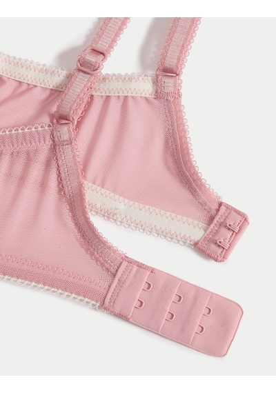 Marks & Spencer Jasmine Dantelli Desteksiz Full Cup Sütyen T33003008 Pembe