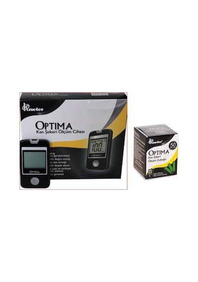 Optima Kan Sekeri Ölçüm Cihazı + 1 Kutu Strip 50 Adet